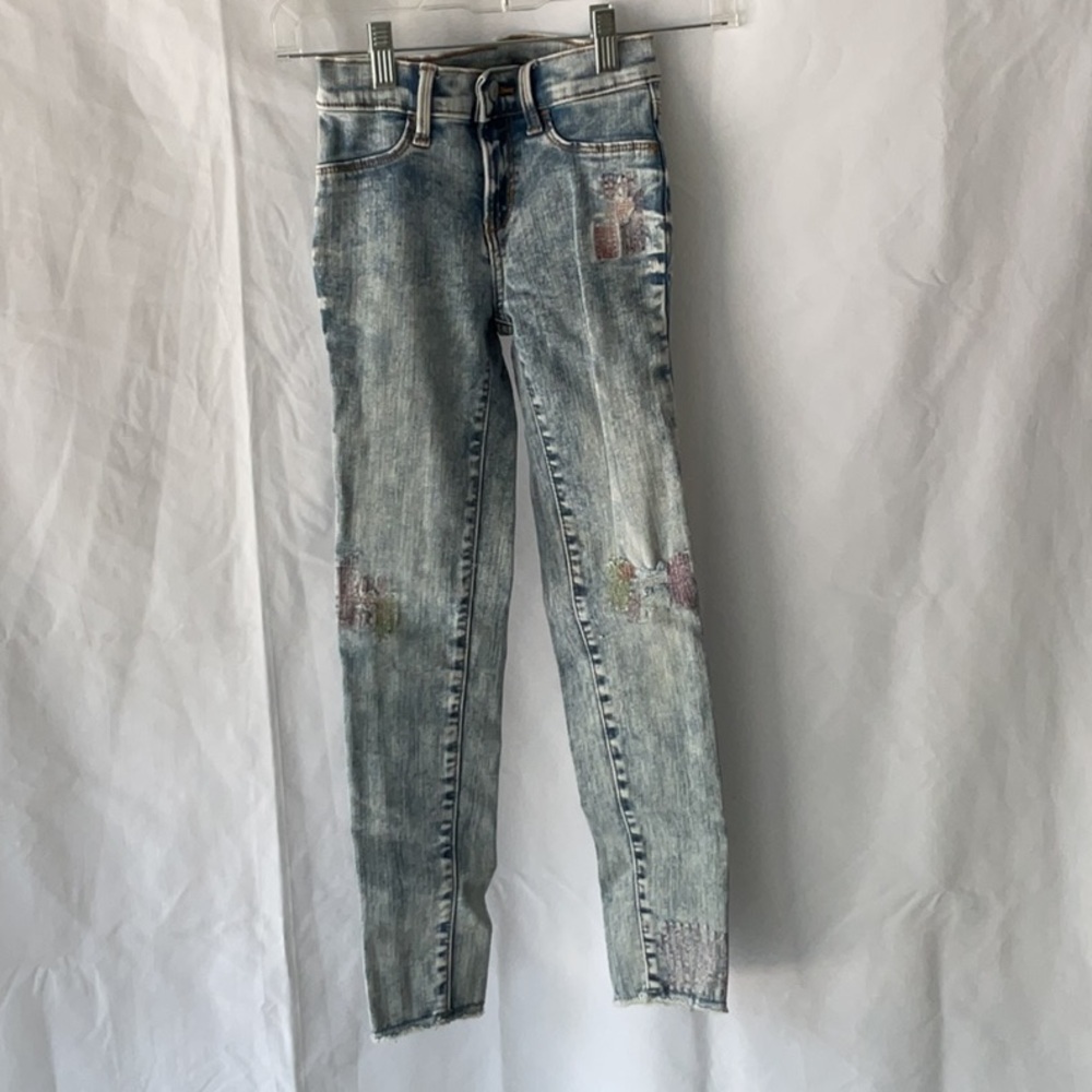 Old Navy Girls F look Patchwork Jeans 10